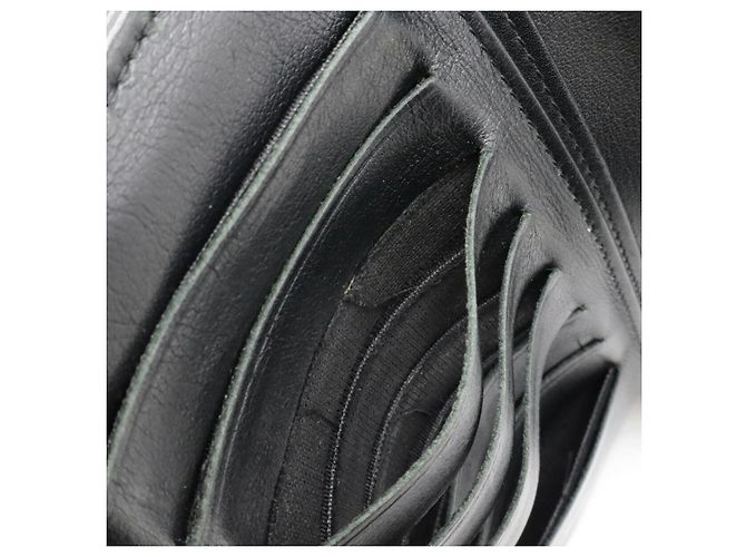Timeless Cartera larga de piel patentada Chanel Make Up Negro - vista 8
