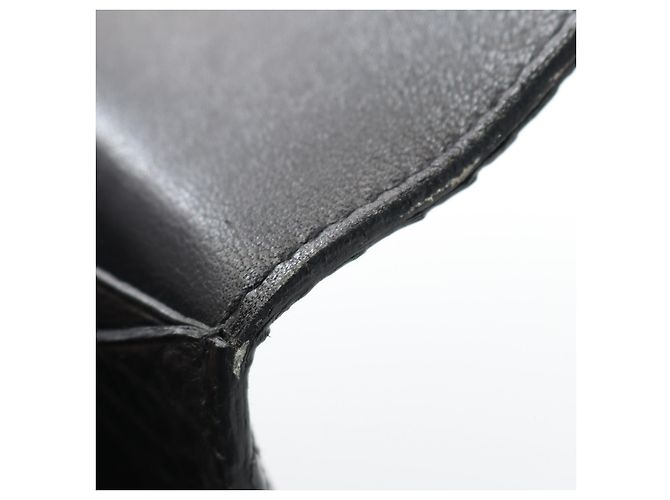 Cartera compacta Constance de aligátor mate de Hermès Negro - vista 17