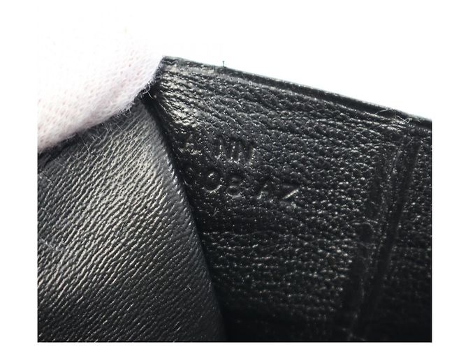Cartera compacta Constance de aligátor mate de Hermès Negro - vista 9