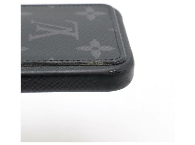 Louis Vuitton Monogram Phone Case Black Grey - view 4