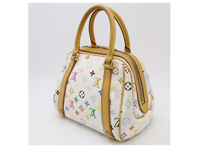 Louis Vuitton Priscilla Monogramm Mehrfarben Handtasche Weiß - Ansicht 2