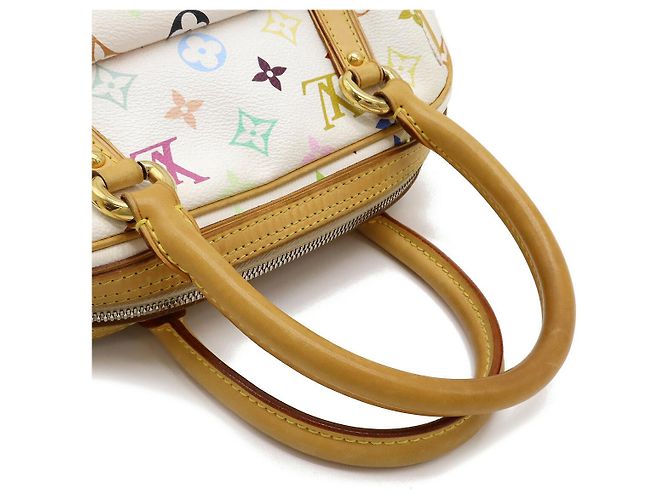 Louis Vuitton Priscilla Monogramm Mehrfarben Handtasche Weiß - Ansicht 4