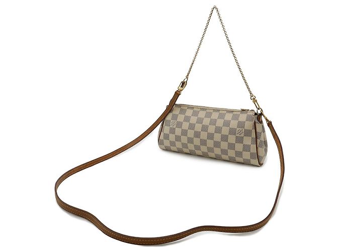Borsa a spalla 2 in 1 Louis Vuitton Eva Damier Azur Crudo - vista 2