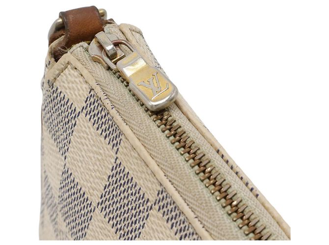 Borsa a spalla 2 in 1 Louis Vuitton Eva Damier Azur Crudo - vista 4