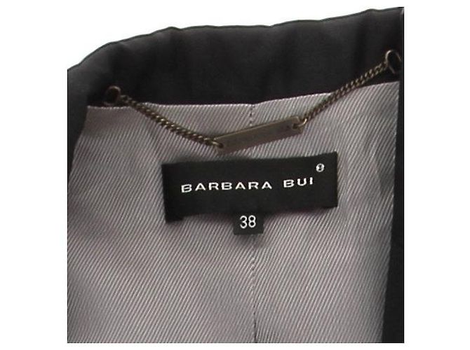 Barbara Bui Blazer negro entallado de algodón - vista 5