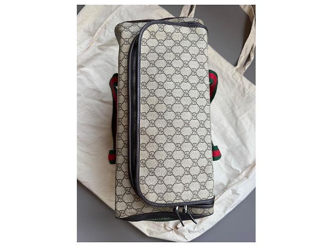 Gucci Pet Carrier Camel Canvas - view 2