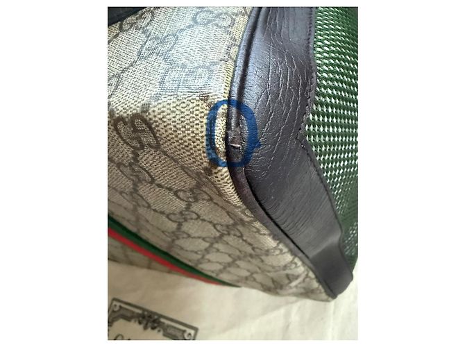 Gucci Pet Carrier Camel Canvas - view 6
