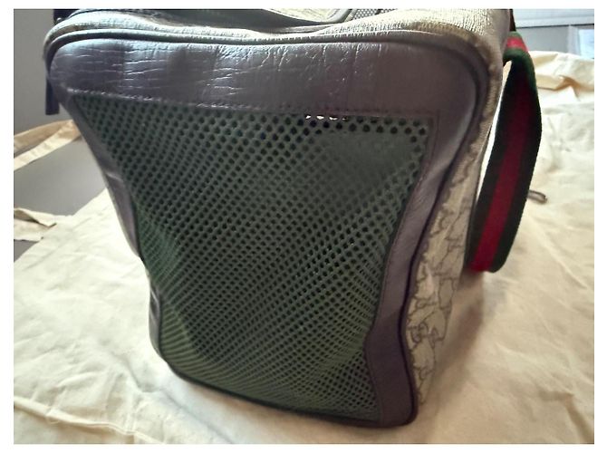 Gucci Pet Carrier Camel Canvas - view 9