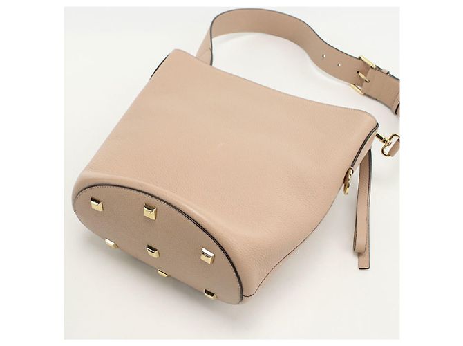 Borsa a Spalla Gancini Salvatore Ferragamo Beige - vista 2