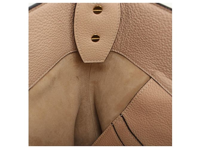 Borsa a Spalla Gancini Salvatore Ferragamo Beige - vista 6