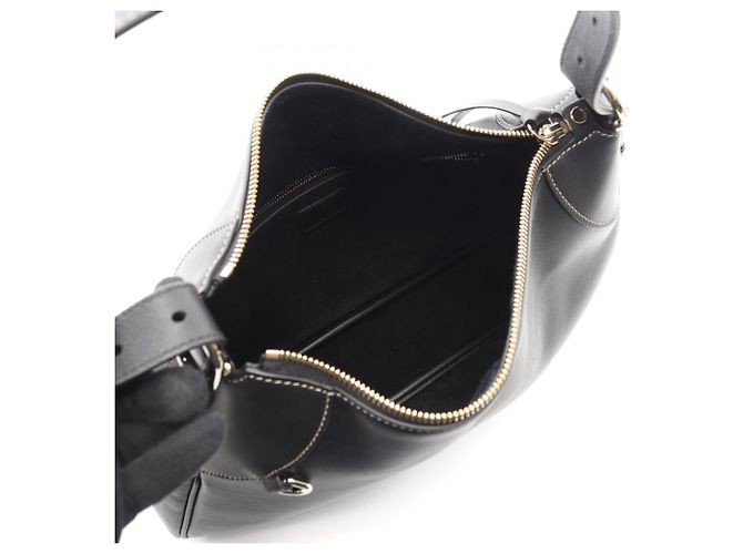 Borsa a spalla media Gucci GG Emblem in pelle nera Nero - vista 3
