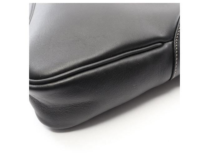Borsa a spalla media Gucci GG Emblem in pelle nera Nero - vista 7