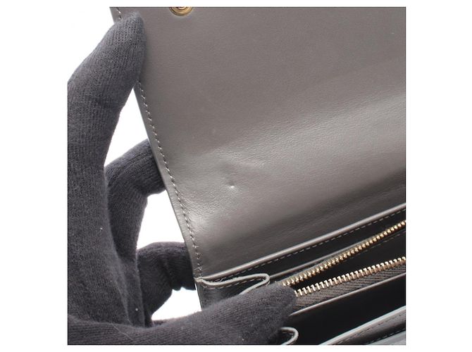 Céline Billetera bi-fold larga gris Celine Castaño - vista 6