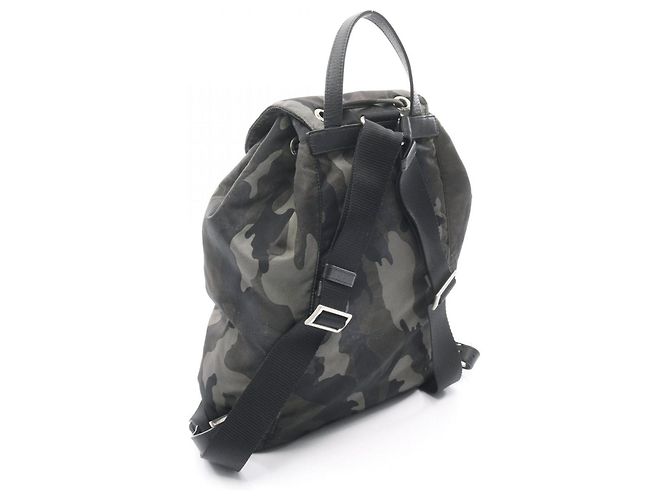 Saffiano Zaino/borsa a mano da uomo Prada Multicolore Verde - vista 2