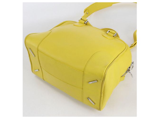 Borsa Loewe Amazona 75 Anagramma 2 in 1 Giallo - vista 2