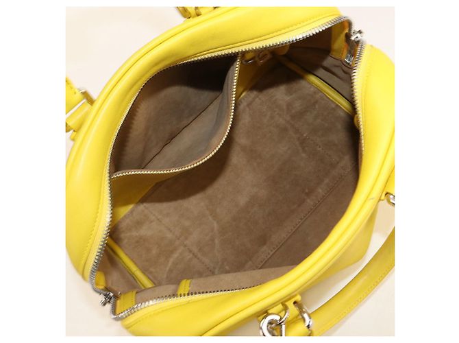 Borsa Loewe Amazona 75 Anagramma 2 in 1 Giallo - vista 3