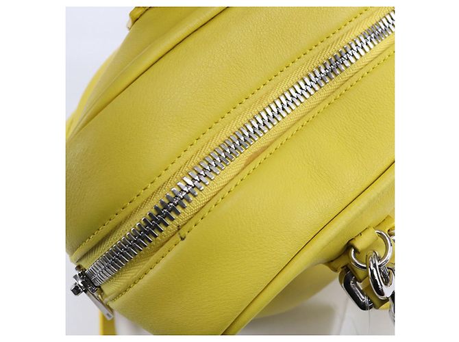 Borsa Loewe Amazona 75 Anagramma 2 in 1 Giallo - vista 9