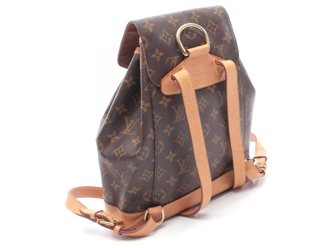 Zaino/borsa Montsouris MM di Louis Vuitton Marrone - vista 2
