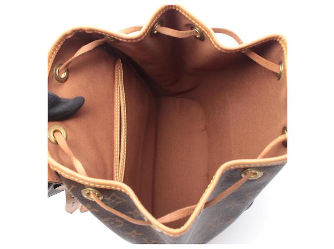 Zaino/borsa Montsouris MM di Louis Vuitton Marrone - vista 3