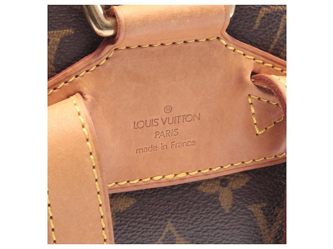 Zaino/borsa Montsouris MM di Louis Vuitton Marrone - vista 4