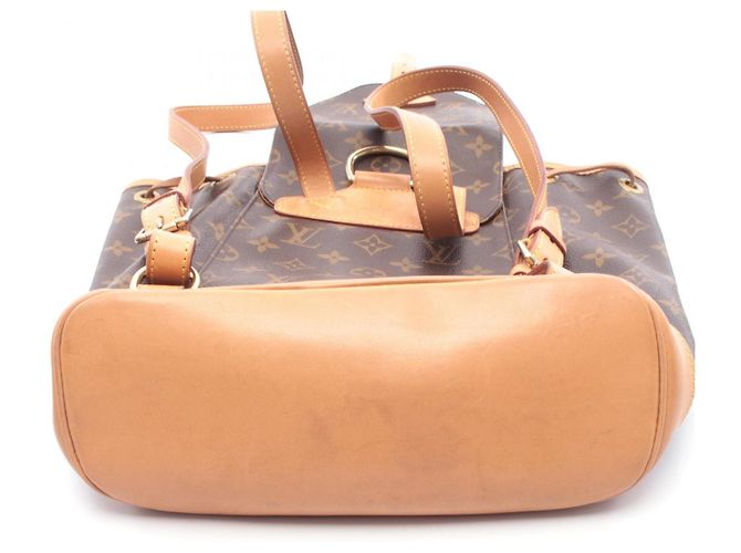 Zaino/borsa Montsouris MM di Louis Vuitton Marrone - vista 6