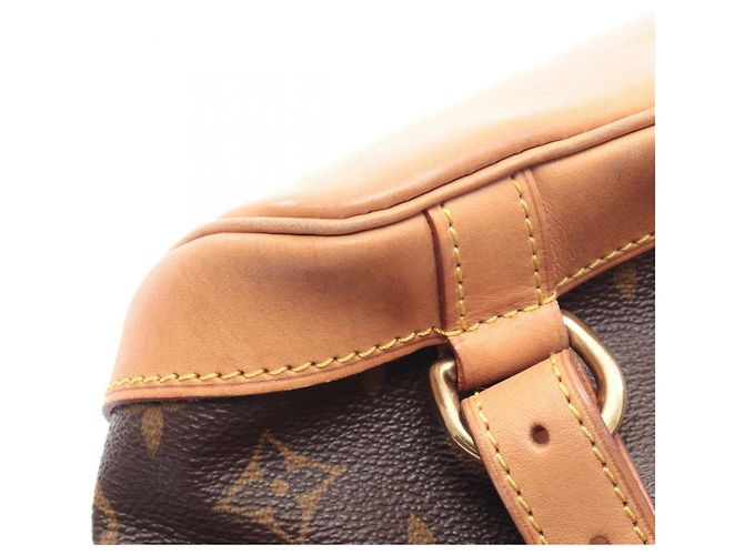 Zaino/borsa Montsouris MM di Louis Vuitton Marrone - vista 7