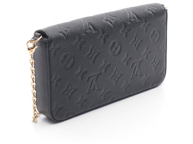 Borsa a Spalla Felicie Pochette Louis Vuitton Nero - vista 2