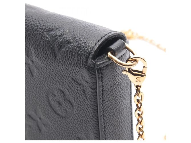 Borsa a Spalla Felicie Pochette Louis Vuitton Nero - vista 8