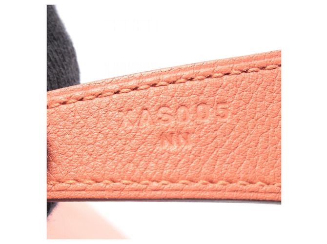 Borsa a Spalla Hermès Lindy 30 Arancione Corallo - vista 5
