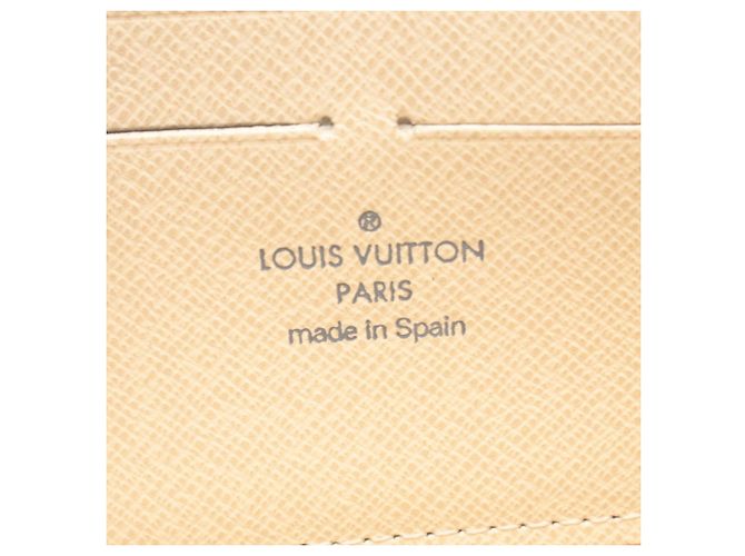 Zippy Geldbörse Louis Vuitton im Damier Azur Weiß - Ansicht 4