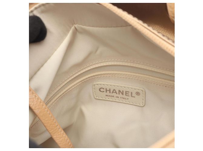 Borsa Tote PM Chanel Paris Biarritz Beige D'oro - vista 6