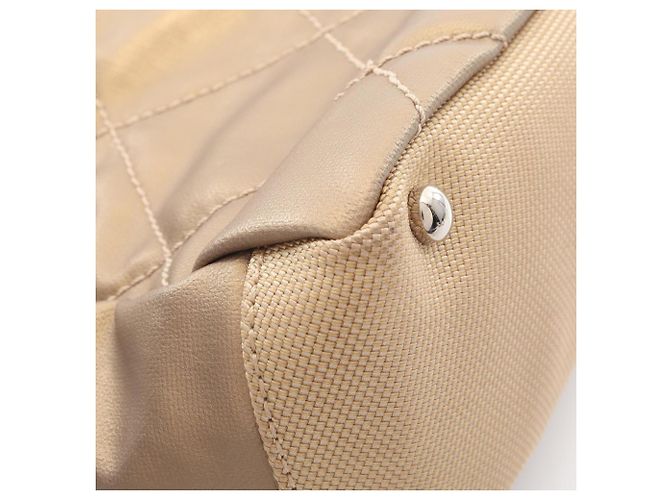 Borsa Tote PM Chanel Paris Biarritz Beige D'oro - vista 8