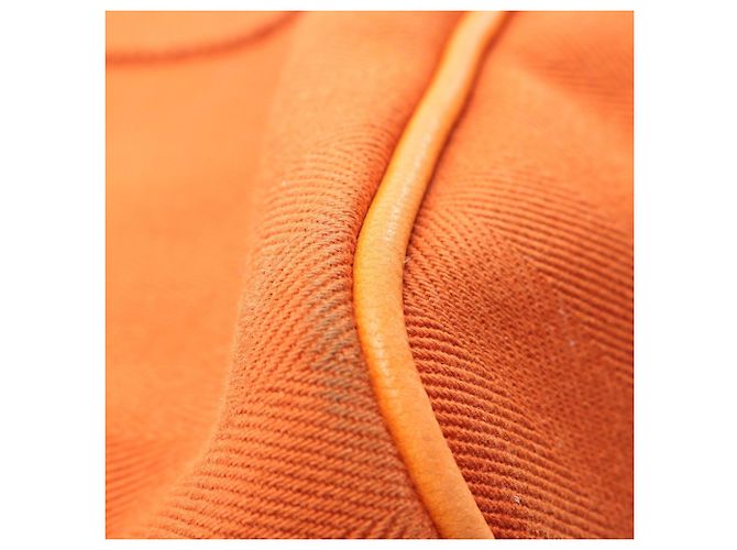 Borsa Hermès Valparaiso MM Potiron Arancione - vista 5