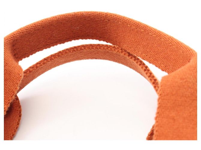 Borsa Hermès Valparaiso MM Potiron Arancione - vista 7