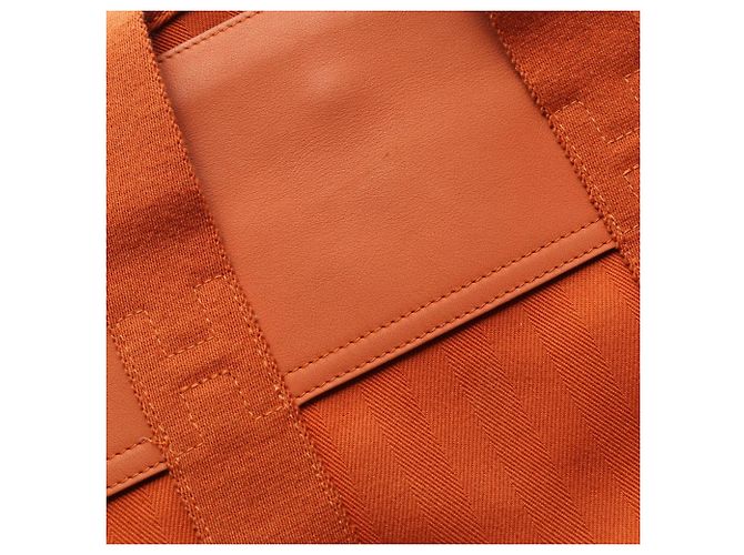 Borsa Hermès Valparaiso MM Potiron Arancione - vista 8