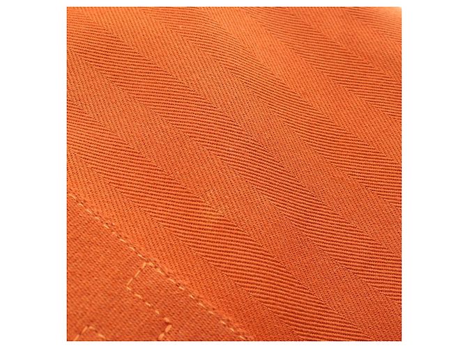 Borsa Hermès Valparaiso MM Potiron Arancione - vista 9