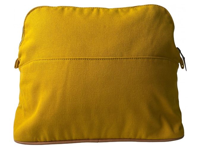Hermès Hermes Damen Bolide Pouch GM Gelb - Ansicht 2