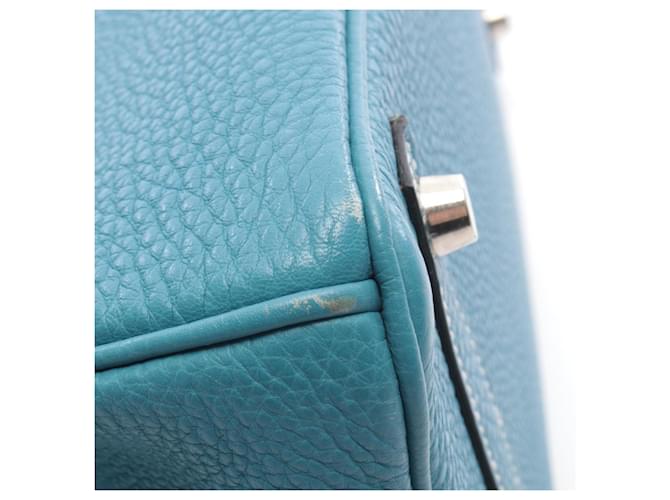 Borsa Hermès Birkin 30 Blu - vista 10