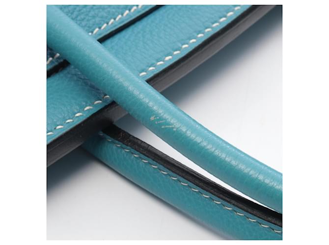 Borsa Hermès Birkin 30 Blu - vista 11