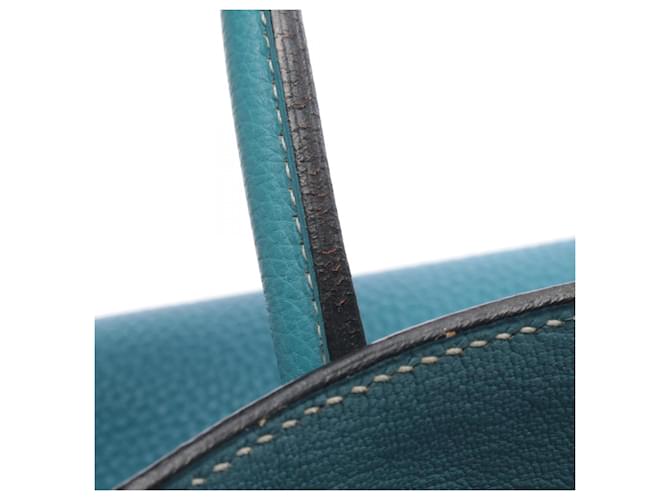 Borsa Hermès Birkin 30 Blu - vista 12