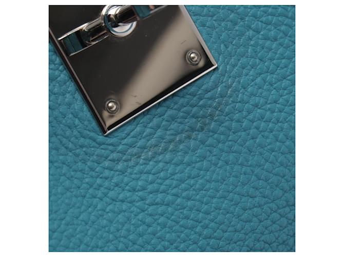 Borsa Hermès Birkin 30 Blu - vista 13