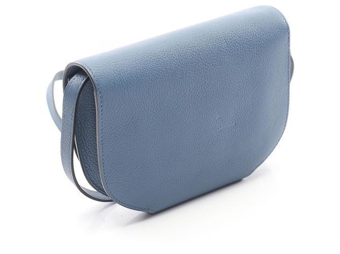 Borsa a Spalla Mini Convoyeur di Hermès Blu - vista 2