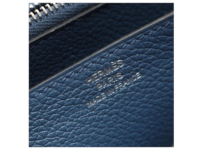 Borsa a Spalla Mini Convoyeur di Hermès Blu - vista 4