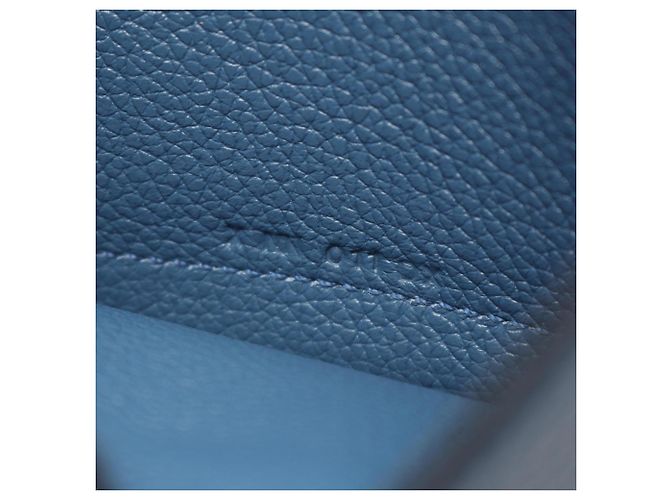 Borsa a Spalla Mini Convoyeur di Hermès Blu - vista 5