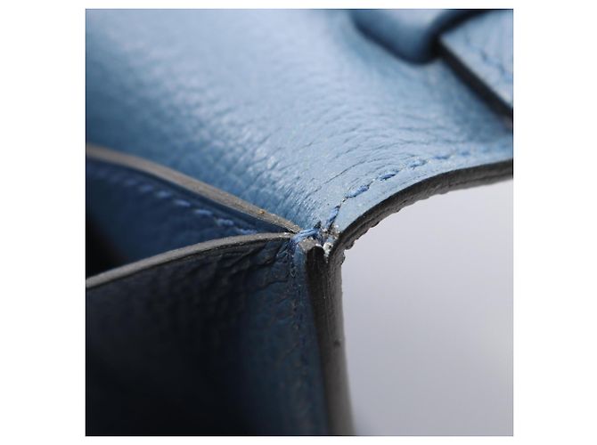 Borsa a Spalla Mini Convoyeur di Hermès Blu - vista 7
