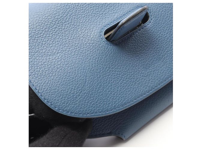 Borsa a Spalla Mini Convoyeur di Hermès Blu - vista 8