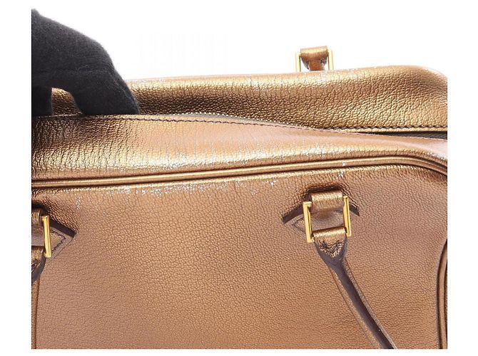 Borsa Mini Plume 20 di Hermès Marrone - vista 13