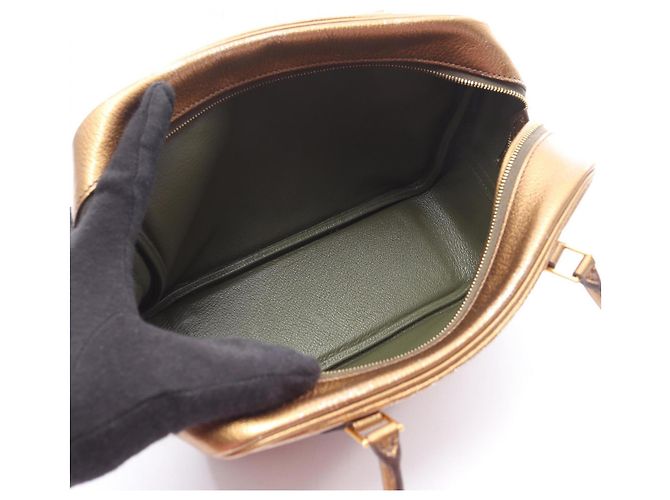 Borsa Mini Plume 20 di Hermès Marrone - vista 3