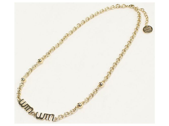 Collar de Oro Miu Miu - vista 2
