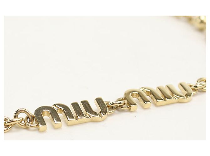 Collar de Oro Miu Miu - vista 3